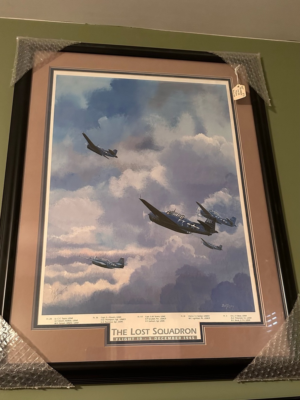 The Lost Squadron Framed Print - Blue Sky Aviation Art